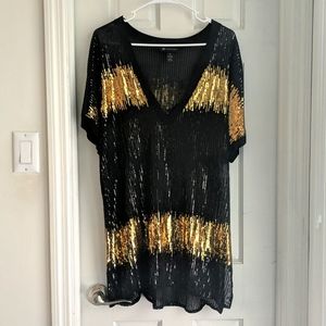 FABULOUS Sequin tunic INC